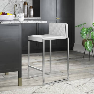 Stainless best sale counter stools